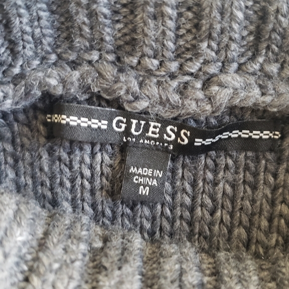 Gray Guess Turtleneck Sweater - Picture 4 of 4